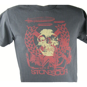 Vintage Stone Sour Band T-Shirt Size Small Laurel Skull & Zeppelin Alstyle